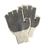 Fingerless PVC Dot Knit