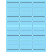 Fluorescent Rectangle Laser Labels