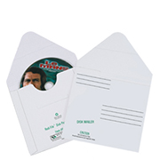 White Fibreboard CD Mailers