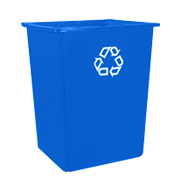 Rubbermaid® Glutton® Recycling Containers