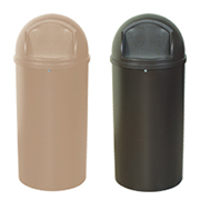 Rubbermaid® Marshal® Domed Trash Cans