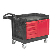 Rubbermaid® Trademaster® Cart with Cabinet