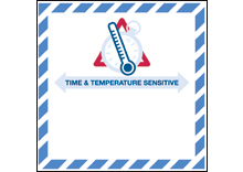 Time and Temperature Label